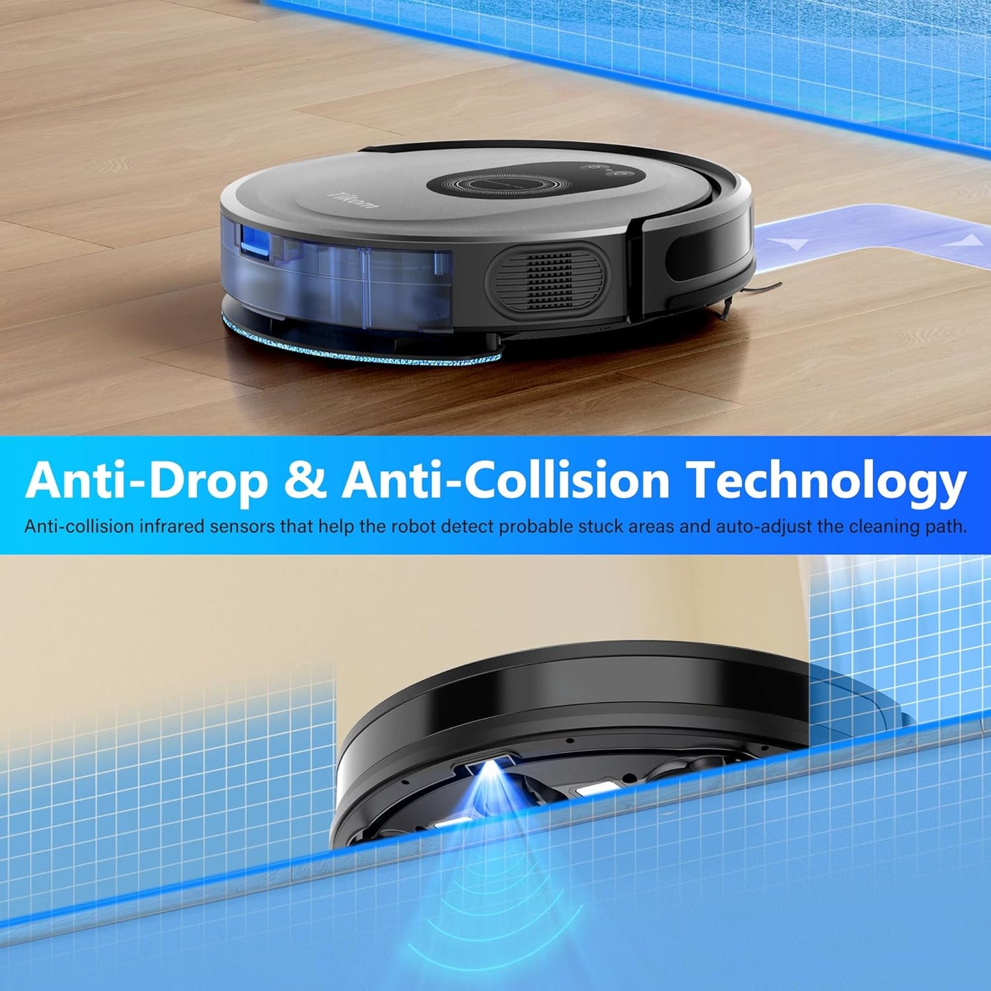 G8000 Max Robot Vacuum & Mop Combo | 5000Pa Suction, Self-Charging, App Control