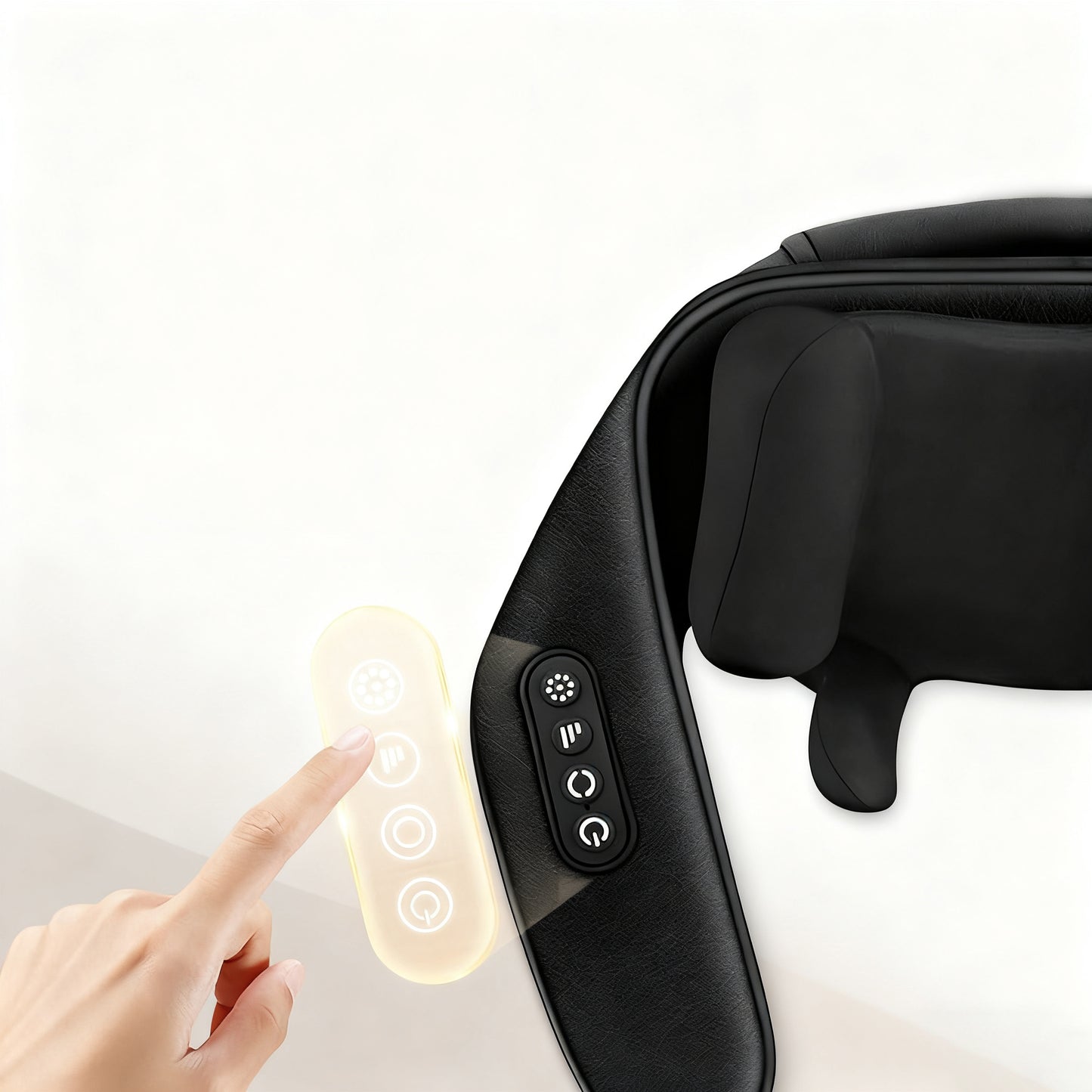 4D Heated Shiatsu Neck & Back Massager – Deep Tissue Relief for Neck, Shoulders & Back