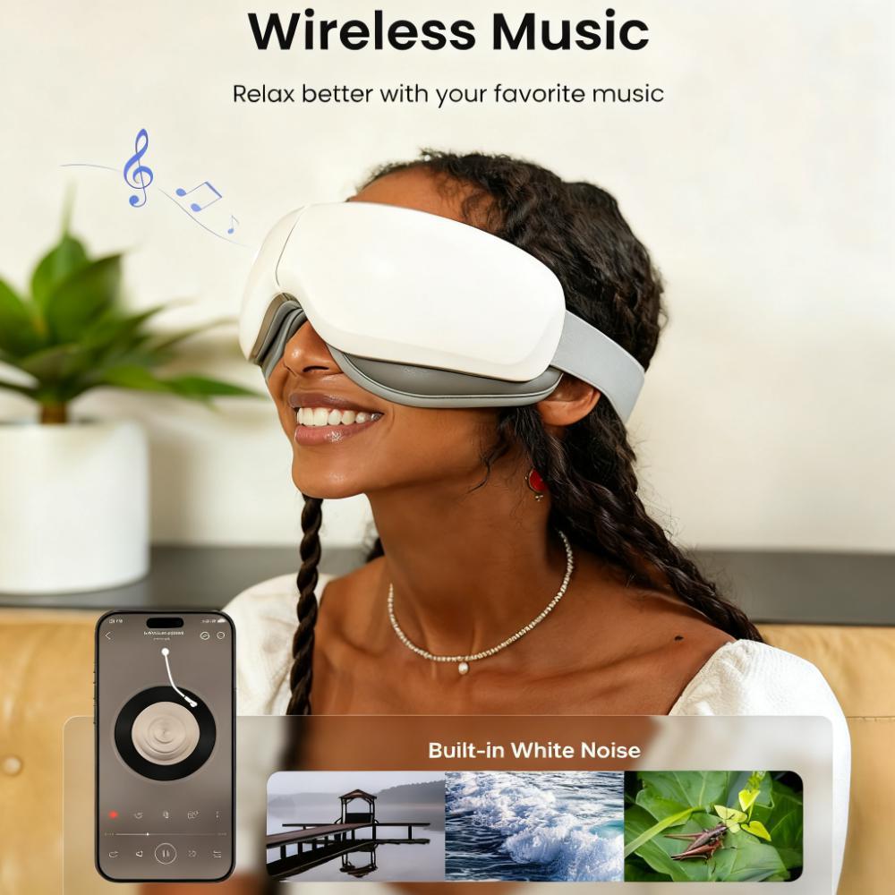 Heated Eye Massager for Calm & Comfort