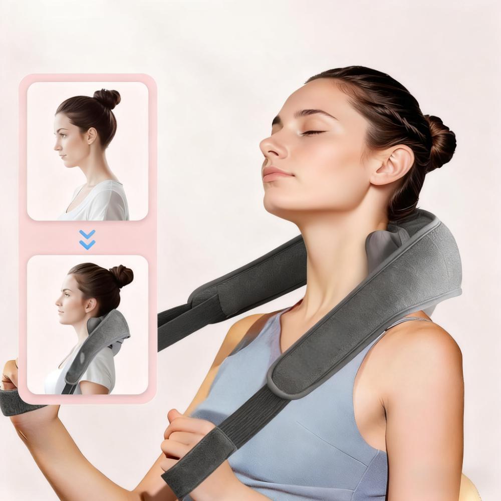 Cordless Neck & Shoulder Massager with Heat – Deep Tissue Shiatsu Relief for Back and Neck Pain, Perfect Gift for Men & Wome