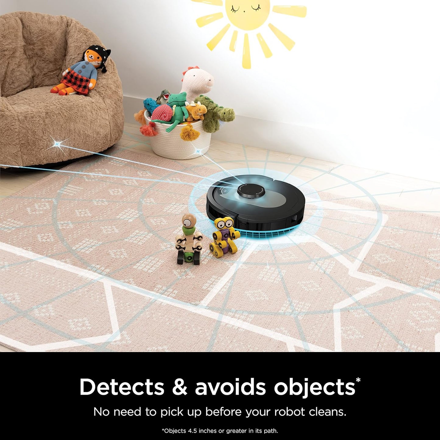 AV2501AE AI Robot Vacuum with XL HEPA Self-Empty Base, Bagless, 60-Day Capacity, LIDAR Navigation, Perfect for Pet Hair, Compatible with Alexa, Wi-Fi Connected, Carpet & Hard Floor, Black
